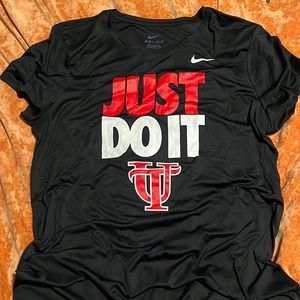 Black Nike university of tampa just do it tshirt size XL